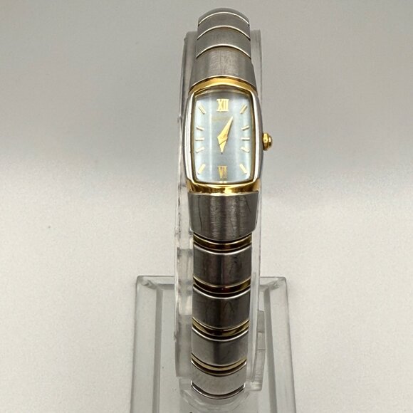 Vintage 90’s Seiko Rare 18K Gold Plated Links Asymmetrical Ladies Watch Working - Picture 1 of 11